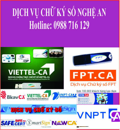 Dịch Vụ Chữ K&yacute; Số Tại Nghệ An