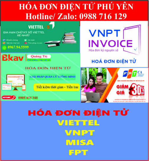 Dịch vụ h&oacute;a đơn điện tử tại Tuy H&ograve;a