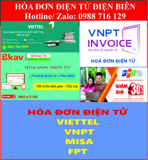Dịch vụ h&oacute;a đơn điện tử tại Điện Bi&ecirc;n