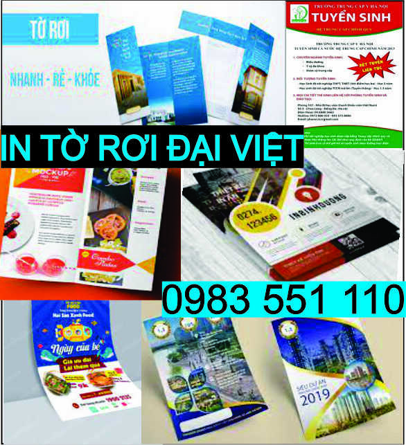 Thiết kế in brochure in tờ rơi in catalogue Rạch Giá