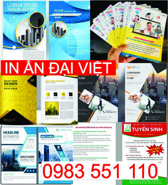 Thiết kế in brochure in tờ rơi in catalogue Duyên Hải